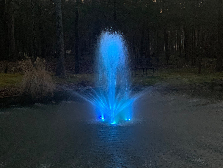 X-Large Pond Fountain, Lights with Remote Control Vivarealm 