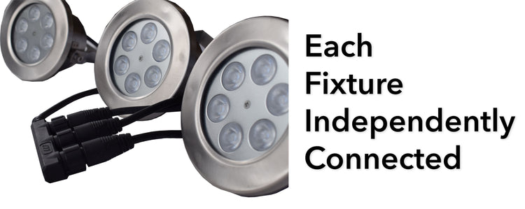 NEW Stainless Steel LED, heavy duty light kits for floating fountains Vivarealm 